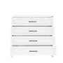 Hanah Home Cómoda Blanca con 4 Cajones